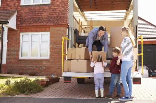 Man with van service helping with a local move in Colyers