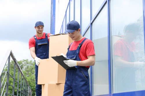 Packing and loading items into a moving truck