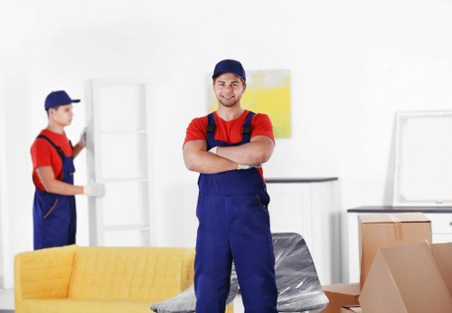 Moving van used for furniture and storage transport in Colyers