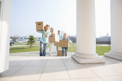 Secure Man With Van Colyers payments area highlighting protected transactions