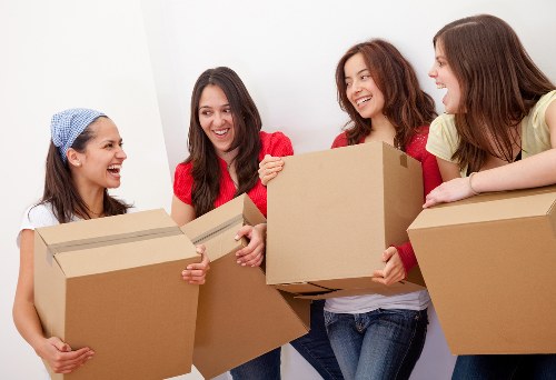 Prepared office boxes and furniture for a Colyers business move