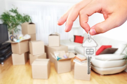 Furniture pick-up process for a Colyers property with access planning