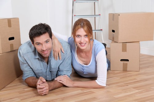 Local removals team handling a residential or office move in Colyers
