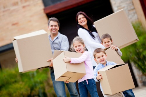 House movers planning access and vehicle loading for a Colyers move