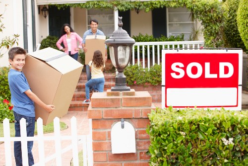 Flexible man with van transport for boxes and household items